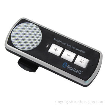 Bluetooth Car Kit with Voice Reminder Power On/Off by NFC (Optional), Up to 15-hour Talk Time